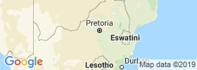 Gauteng map